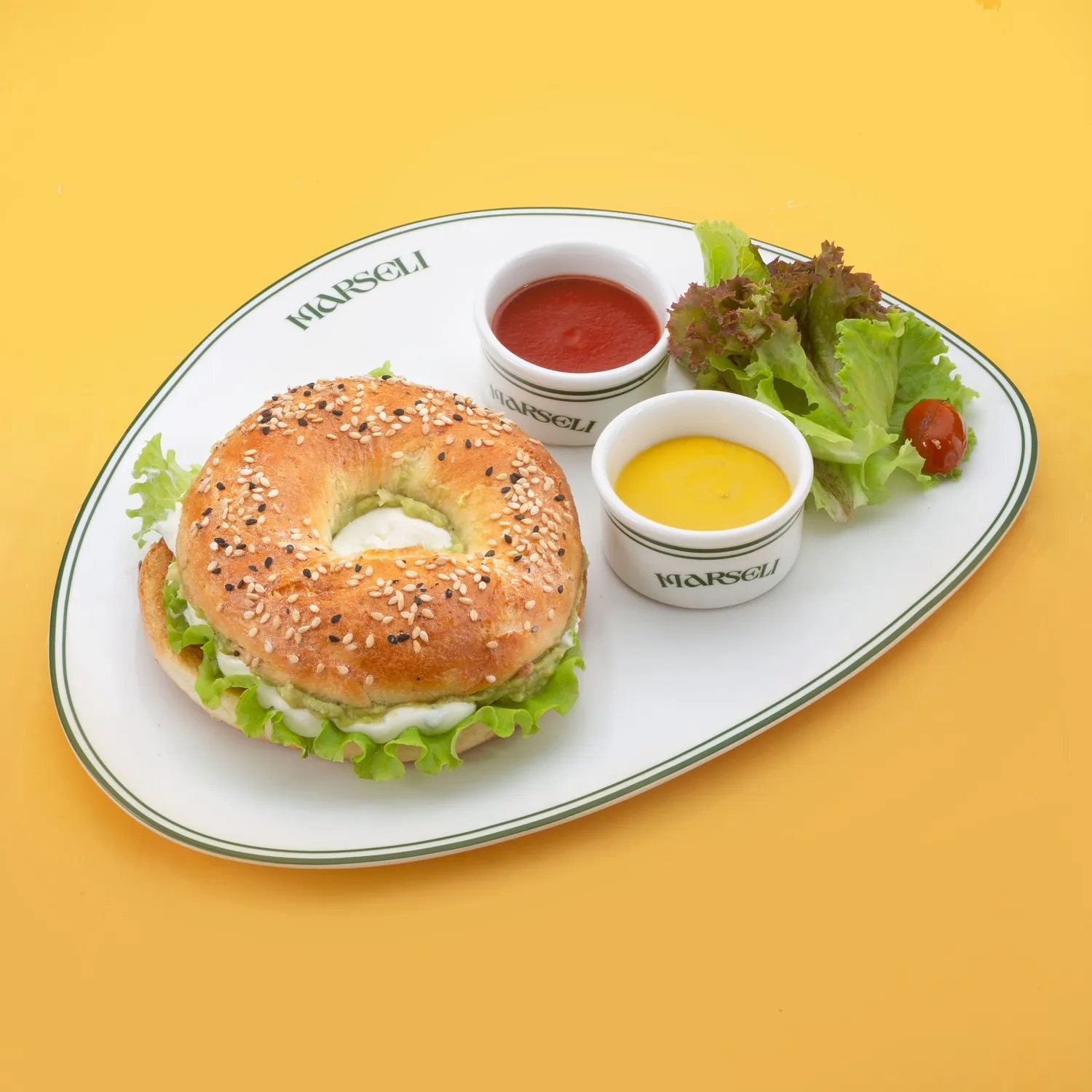 Avocado Cream Bagel