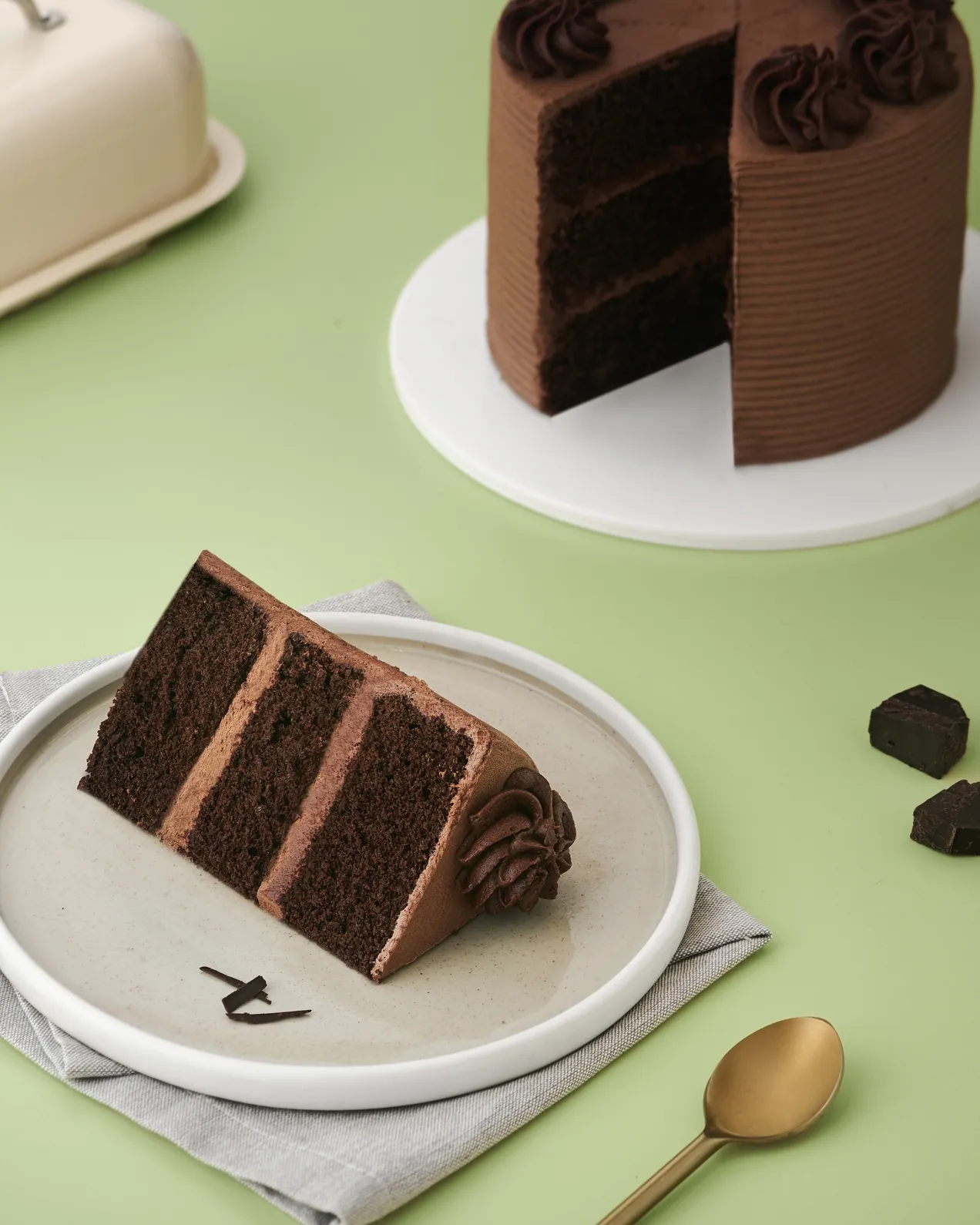 Chocolate Buttercream Slice