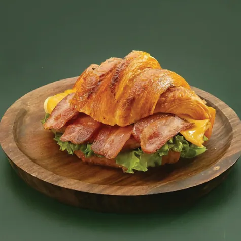Pork Ham and Cheese Croissant Melt
