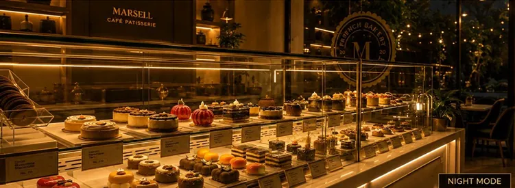 Marseli interior night